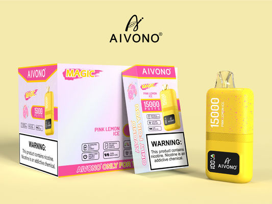 Plume de vapotage personnalisable avec écran d'affichage
