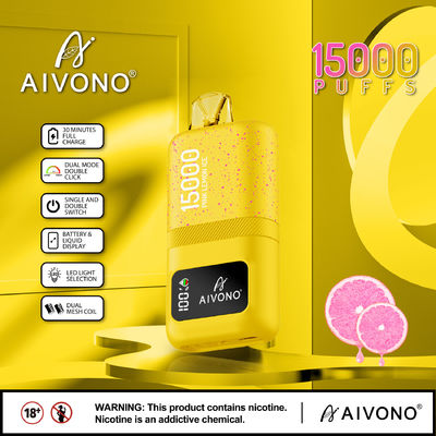 Logo personnalisé Smart Vape Pen pour adultes 15 saveurs de fruits 86g Léger avec une teneur en nicotine variable