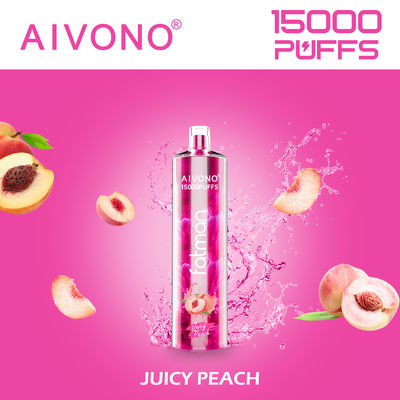 15000 Puffs 24 ml Vapor jetable pré-rempli Type C Rechargeable