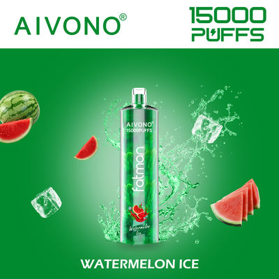15000 Puffs 24 ml Vapor jetable pré-rempli Type C Rechargeable