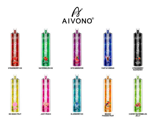 stylo à vapotage jetable de type C rechargeable 24 ml capacité liquide 0,6 ohm résistance à la bobine