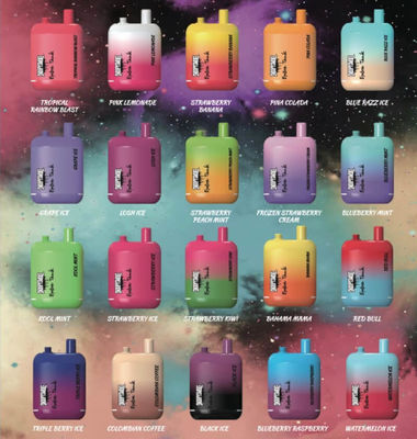 Vape rechargeable de type C à 5% de nicotine avec bobine en maille