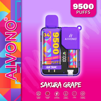 Puissance réglable 650mAh Vape prérempli jetable 1,2 ohm bobine 10 pièces par paquet
