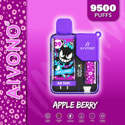 Puissance réglable 650mAh Vape prérempli jetable 1,2 ohm bobine 10 pièces par paquet
