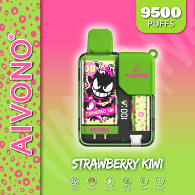 Puissance réglable 650mAh Vape prérempli jetable 1,2 ohm bobine 10 pièces par paquet