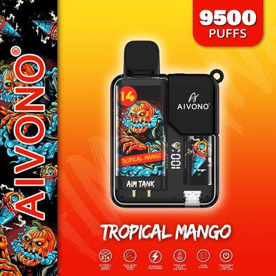 Affichage couleur Vape jetable prérempli avec fonction de verrouillage enfant