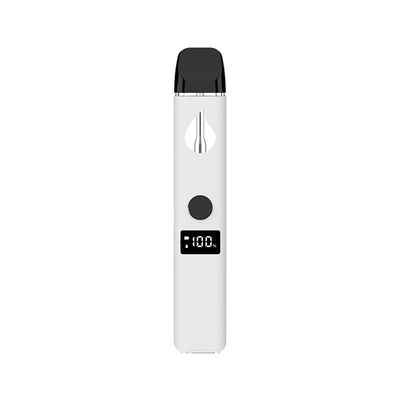 Capsule de vapotage portable en céramique à base de CBD, bobine de 280 mAh, batterie de 2 ml, jus rechargeable de type C
