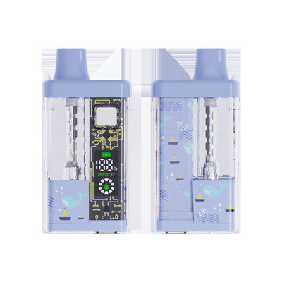 Bouton d'activation de 500 mAh CBD Vape Pen 1,5Ω Résistance 5 ml Type C Chargement 316L en acier inoxydable