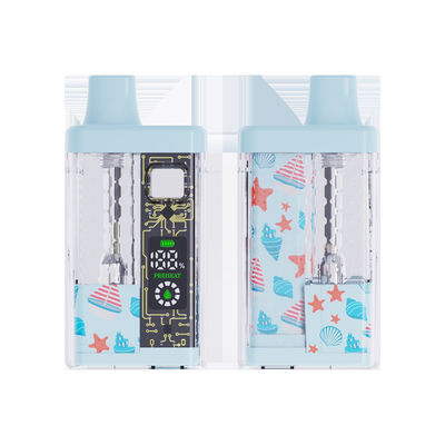Élément de chauffage en céramique CBD Dispositif de vapotage jetable 2 ml Volume 280mAh Batterie de type C Chargement 1.3Ω Résistance